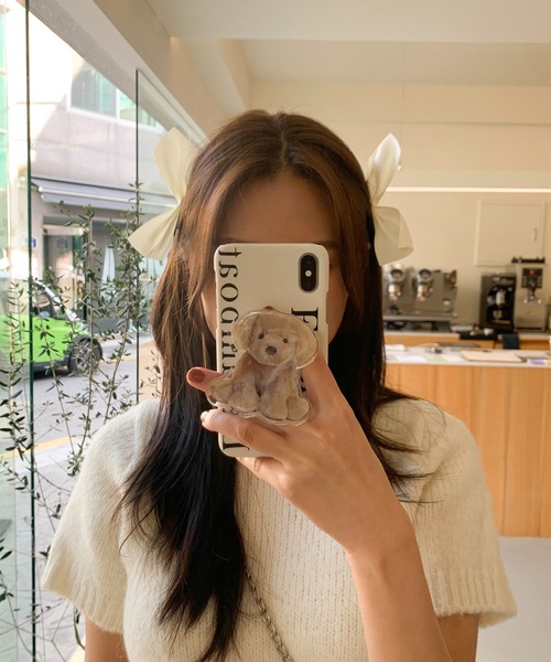 cream creme（クリームクレーム）の「リボンヘアクリップ（ヘアピン・レディース・ブラック/ホワイト・FREE）」の8枚目の写真