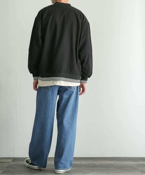 SENSE OF PLACE by URBAN RESEARCH（センスオブプレイスバイアーバンリサーチ）の「カルゼシシュウスタジャン（スタジャン・メンズ・ブラック/ベージュ/レッド・MEDIUM/LARGE）」の11枚目の写真