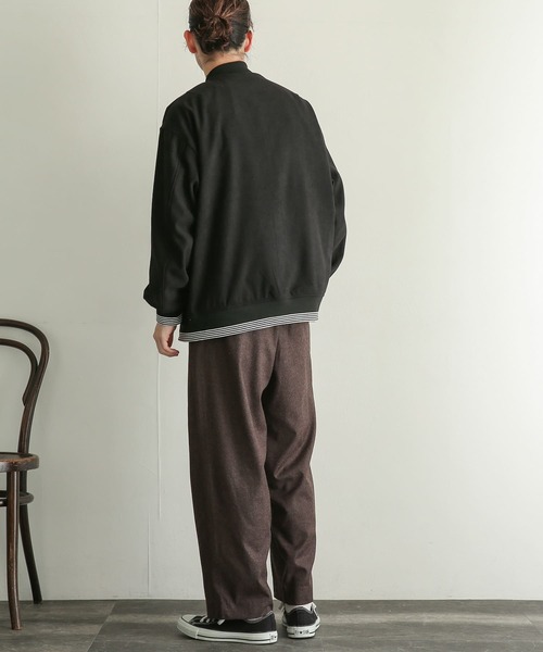 SENSE OF PLACE by URBAN RESEARCH（センスオブプレイスバイアーバンリサーチ）の「カルゼシシュウスタジャン（スタジャン・メンズ・ブラック/ベージュ/レッド・MEDIUM/LARGE）」の14枚目の写真