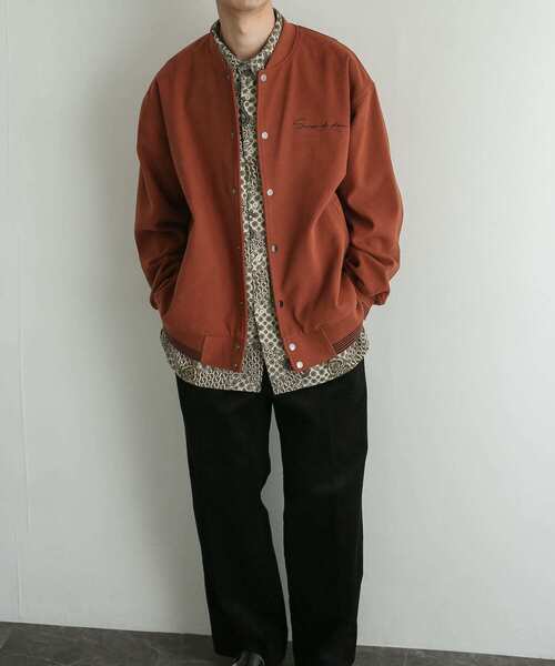 SENSE OF PLACE by URBAN RESEARCH（センスオブプレイスバイアーバンリサーチ）の「カルゼシシュウスタジャン（スタジャン・メンズ・ブラック/ベージュ/レッド・MEDIUM/LARGE）」の20枚目の写真