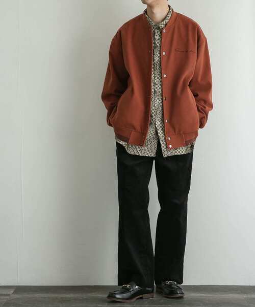 SENSE OF PLACE by URBAN RESEARCH（センスオブプレイスバイアーバンリサーチ）の「カルゼシシュウスタジャン（スタジャン・メンズ・ブラック/ベージュ/レッド・MEDIUM/LARGE）」の21枚目の写真