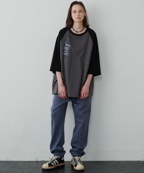 AIVER（アイバー）の「AIVER　A刺繍ヘビーウエイトスウェットパンツ（スウェットパンツ・メンズ・グレイッシュブルー/グレー/ブラック・LARGE/MEDIUM/SMALL）」の21枚目の写真