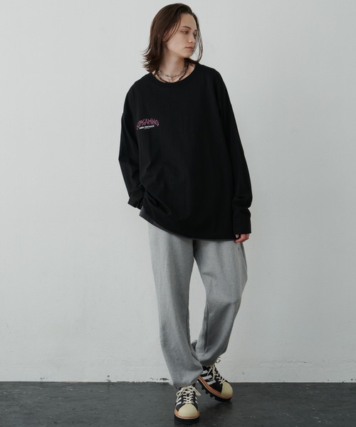 AIVER（アイバー）の「AIVER　A刺繍ヘビーウエイトスウェットパンツ（スウェットパンツ・メンズ・グレイッシュブルー/グレー/ブラック・LARGE/MEDIUM/SMALL）」の18枚目の写真