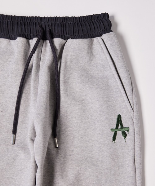 AIVER（アイバー）の「AIVER　A刺繍ヘビーウエイトスウェットパンツ（スウェットパンツ・メンズ・グレイッシュブルー/グレー/ブラック・LARGE/MEDIUM/SMALL）」の11枚目の写真