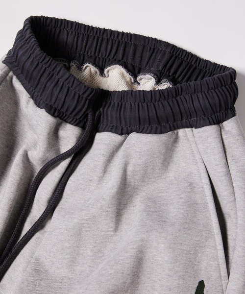 AIVER（アイバー）の「AIVER　A刺繍ヘビーウエイトスウェットパンツ（スウェットパンツ・メンズ・グレイッシュブルー/グレー/ブラック・LARGE/MEDIUM/SMALL）」の13枚目の写真