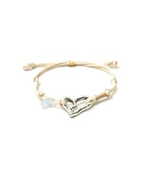 HYPNOTIZE ブレスレット HYPNOTIZE】KAREN SILVER MACRAME BRACELET△TXT着用
