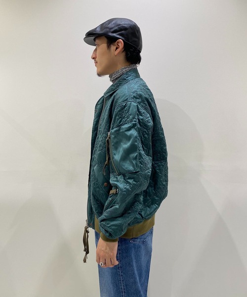 BED J.W. FORD / ベッドフォード】Embroidery MA-1 / エンブロイダリー