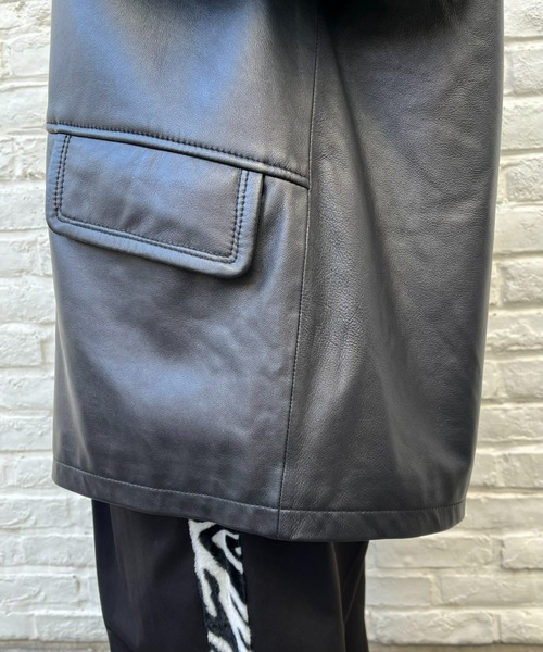 TOWNCRAFT（タウンクラフト）の「【TOWNCRAFT/タウンクラフト】 leather BPP jacket（テーラードジャケット・メンズ・ブラック・MEDIUM/LARGE）」の16枚目の写真