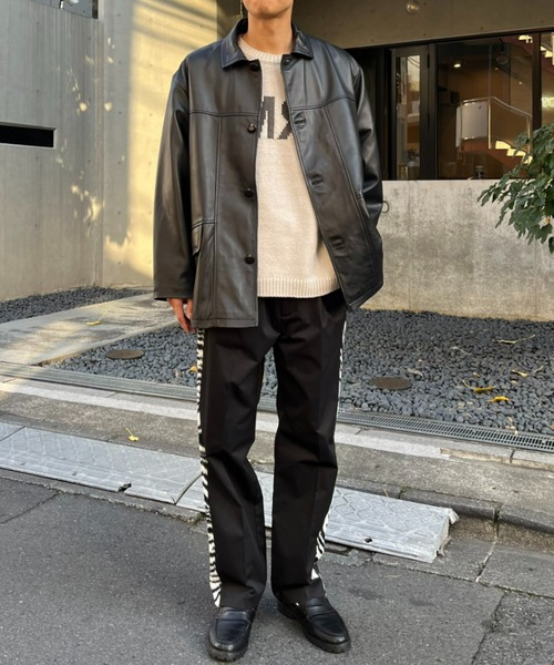 TOWNCRAFT（タウンクラフト）の「【TOWNCRAFT/タウンクラフト】 leather BPP jacket（テーラードジャケット・メンズ・ブラック・MEDIUM/LARGE）」の9枚目の写真