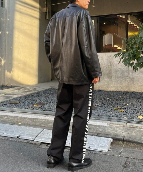 TOWNCRAFT（タウンクラフト）の「【TOWNCRAFT/タウンクラフト】 leather BPP jacket（テーラードジャケット・メンズ・ブラック・MEDIUM/LARGE）」の11枚目の写真