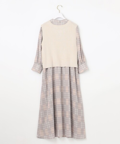 ANY SIS(エニィスィス)の「【2SET】ニットジレワンピース セット(セットアップ・レディース・ベージュ系5/スカイブルー系5・2/3/1)」の21枚目の写真