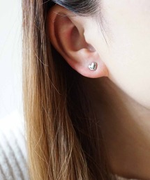 jolie minette/ぷっくりミニ ハート スタッドピアス
