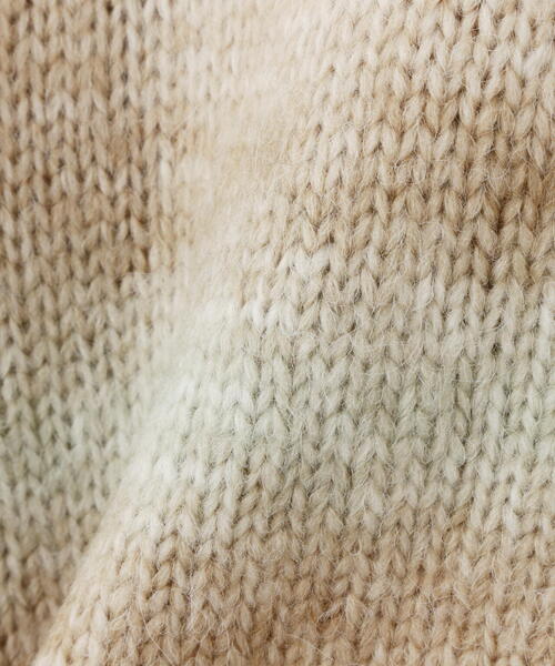 FREE'S MART（フリーズマート）の「グラデーションボーダールーズニットカーディガン（カーディガン/ボレロ・レディース・イエロー/ライトグリーン・FREE）」の13枚目の写真