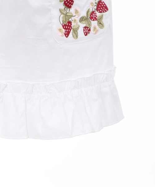 axes femme（アクシーズファム）の「苺刺繍ハーフエプロン（エプロン・レディース・キナリ/ワイン/ホワイト・MEDIUM）」の12枚目の写真
