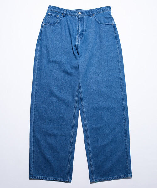 FREAK'S STORE(フリークスストア)の「限定展開 ワイドストレート デニムパンツ(デニムパンツ・メンズ・ライトブルー/ブラック/ネイビー/ブルー/ベージュ/チャコールグレー/ブラウン・SMALL/MEDIUM/LARGE)」の18枚目の写真