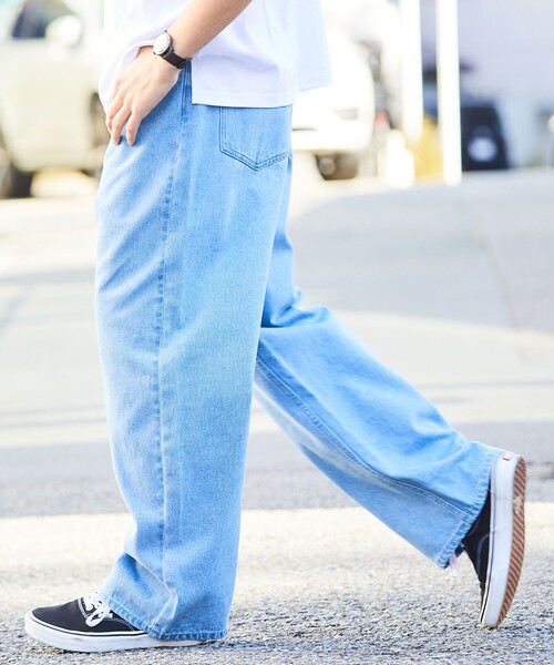 限定展開 ワイドストレート デニムパンツ（デニムパンツ