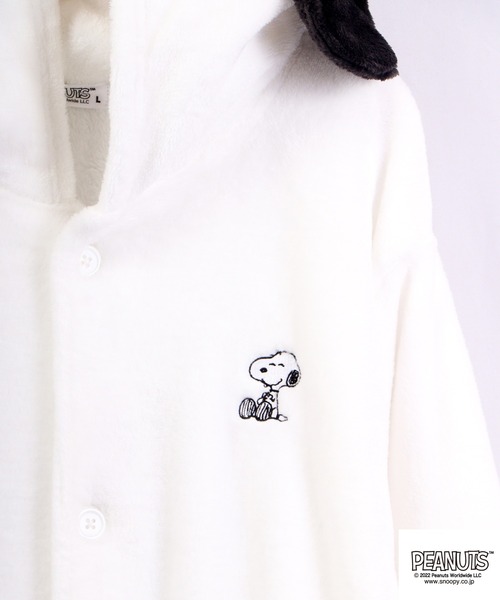 PEANUTS（ピーナッツ）の「PEANUTS スヌーピー コスプレ 着る毛布（ルームウェア/パジャマ・レディース・ホワイト・M/L）」の6枚目の写真