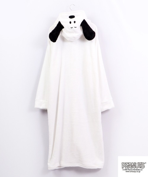 PEANUTS（ピーナッツ）の「PEANUTS スヌーピー コスプレ 着る毛布（ルームウェア/パジャマ・レディース・ホワイト・M/L）」の3枚目の写真