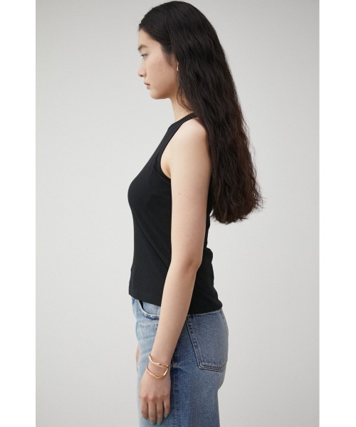AZUL by moussy（アズールバイマウジー）の「A/B AMERICAN SLEEVE TANK TOP/アズールベーシックアメリカンスリーブタンクトップ（タンクトップ・レディース・ライム/ブラック/アイボリー・MEDIUM/SMALL）」の18枚目の写真