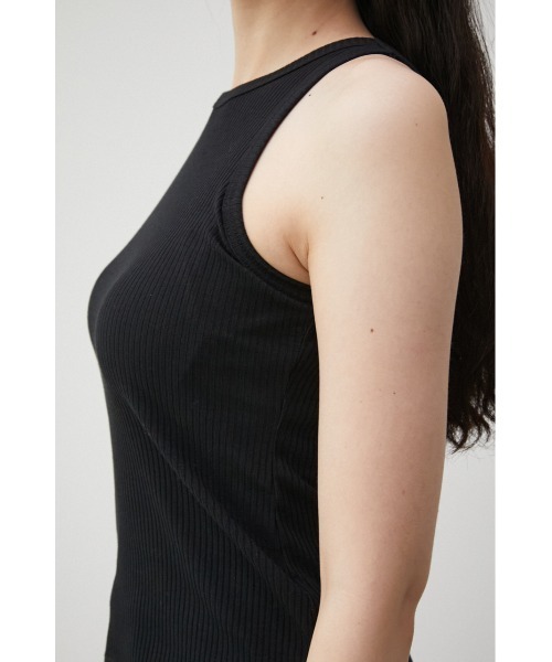 AZUL by moussy（アズールバイマウジー）の「A/B AMERICAN SLEEVE TANK TOP/アズールベーシックアメリカンスリーブタンクトップ（タンクトップ・レディース・ライム/ブラック/アイボリー・MEDIUM/SMALL）」の21枚目の写真
