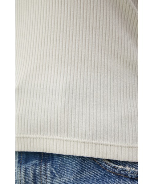 AZUL by moussy（アズールバイマウジー）の「A/B AMERICAN SLEEVE TANK TOP/アズールベーシックアメリカンスリーブタンクトップ（タンクトップ・レディース・ライム/ブラック/アイボリー・MEDIUM/SMALL）」の12枚目の写真