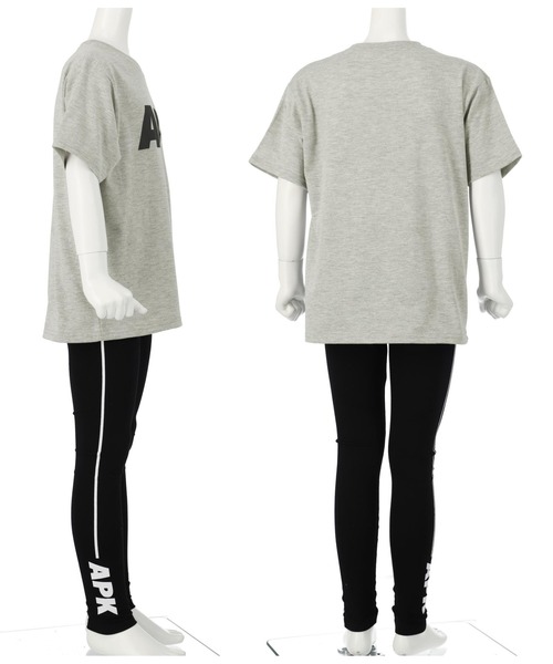 ANAP kids（アナップキッズ）の「APKロゴTシャツ+レギンスセット（Tシャツ/カットソー・キッズ・ホワイト/グレー/ブラック・130cm/120cm/110cm）」の17枚目の写真
