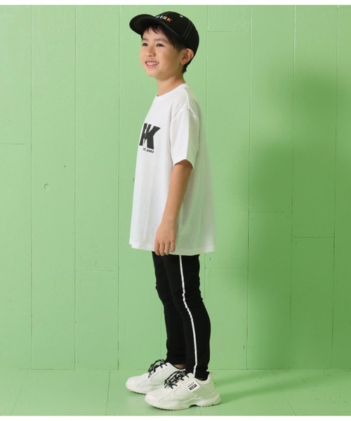 ANAP kids（アナップキッズ）の「APKロゴTシャツ+レギンスセット（Tシャツ/カットソー・キッズ・ホワイト/グレー/ブラック・130cm/120cm/110cm）」の21枚目の写真