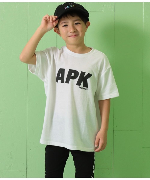 ANAP kids（アナップキッズ）の「APKロゴTシャツ+レギンスセット（Tシャツ/カットソー・キッズ・ホワイト/グレー/ブラック・130cm/120cm/110cm）」の18枚目の写真