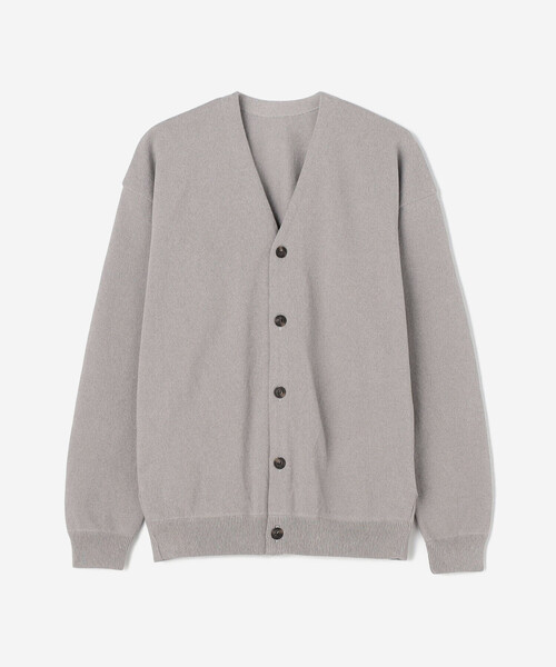 crepuscule（クレプスキュール）の「crepuscule | 〈別注〉薄鹿の子 Vネックカーディガン MEN（カーディガン/ボレロ・メンズ・パープル系その他/ホワイト/ダークグレー・1/2）」の15枚目の写真