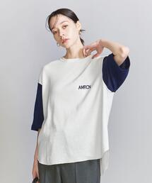 AMERICANA（アメリカーナ）の「【別注】＜AMERICANA＞サーマルフットボールカットソー（Tシャツ/カットソー）」