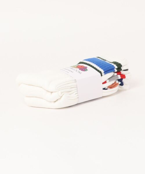FRUIT OF THE LOOM(フルーツオブザルーム)の「【FRUIT OF THE LOOM/フルーツオブザルーム】カラフルラインソックス クルー丈 / クウォーター丈(ソックス/靴下・レディース・D/A/B/C・SMALL/MEDIUM)」の12枚目の写真