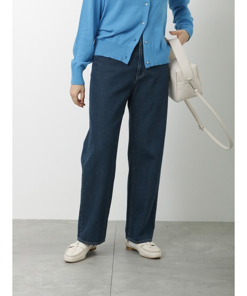 Lugnoncure(ルノンキュール)の「5ポケットデニムパンツ(デニムパンツ・レディース・ブラック/オフホワイト/ネイビー・MEDIUM/LARGE/SMALL)」の3枚目の写真