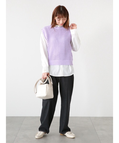 Lugnoncure(ルノンキュール)の「5ポケットデニムパンツ(デニムパンツ・レディース・ブラック/オフホワイト/ネイビー・MEDIUM/LARGE/SMALL)」の11枚目の写真