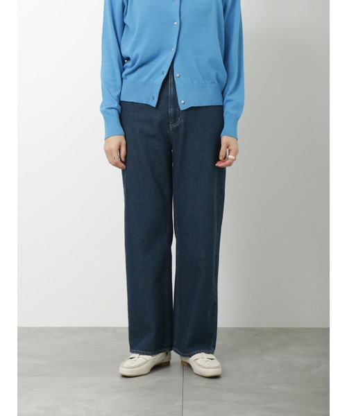 Lugnoncure(ルノンキュール)の「5ポケットデニムパンツ(デニムパンツ・レディース・ブラック/オフホワイト/ネイビー・MEDIUM/LARGE/SMALL)」の15枚目の写真