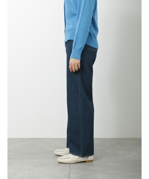 Lugnoncure(ルノンキュール)の「5ポケットデニムパンツ(デニムパンツ・レディース・ブラック/オフホワイト/ネイビー・MEDIUM/LARGE/SMALL)」の16枚目の写真