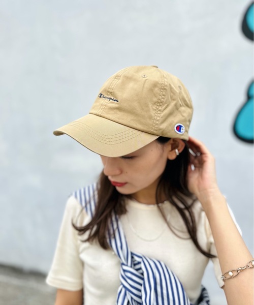 Champion(チャンピオン)の「champion / ウォッシュツイル入キャップ / CMP-181-0062(キャップ・レディース・アイボリー/ブラック/ベージュ/ミント・ONESIZE)」の3枚目の写真