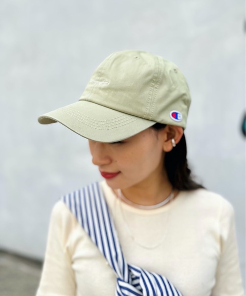 Champion(チャンピオン)の「champion / ウォッシュツイル入キャップ / CMP-181-0062(キャップ・レディース・アイボリー/ブラック/ベージュ/ミント・ONESIZE)」の4枚目の写真