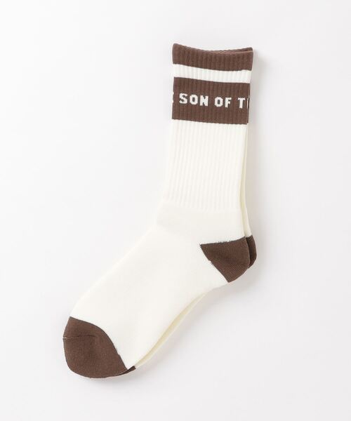 SON OF THE CHEESE（サノバチーズ）の「【SON OF THE CHEESE/サノバチーズ】POOL SOX（ソックス/靴下・メンズ・ブラウン/ブラック/ピンク/グリーン・FREE）」の2枚目の写真