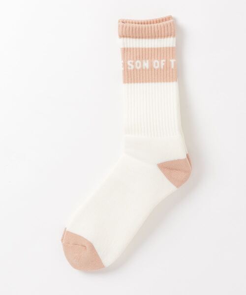 SON OF THE CHEESE（サノバチーズ）の「【SON OF THE CHEESE/サノバチーズ】POOL SOX（ソックス/靴下・メンズ・ブラウン/ブラック/ピンク/グリーン・FREE）」の4枚目の写真