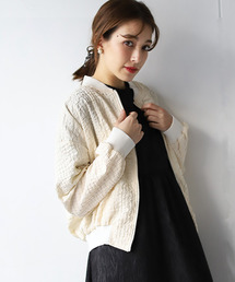 シャーリングブルゾン