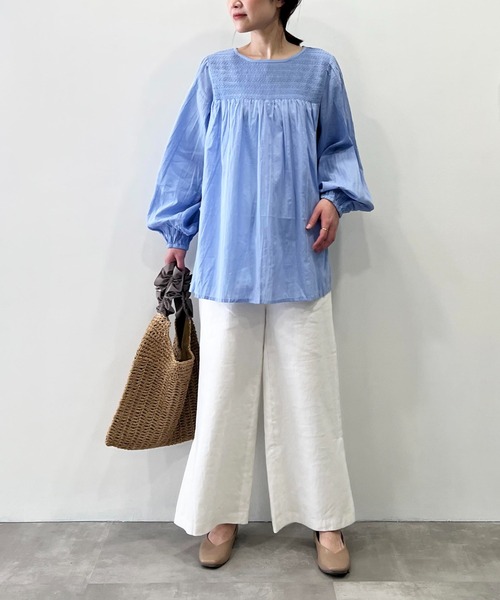 PICCIN（ピッチン）の「シャーリングブラウス（シャツ/ブラウス）」 - WEAR