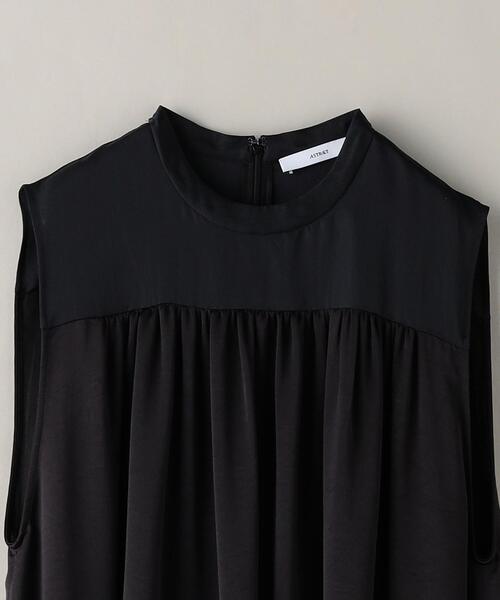 ASTRAET（アストラット）の「＜ASTRAET＞サテン コンビ ノースリーブ 