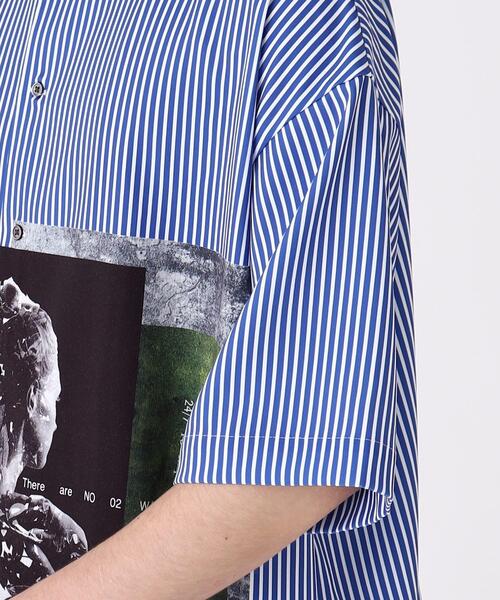 tk.TAKEO KIKUCHI(ティーケータケオキクチ)の「◆ネガポートレートシャツ(シャツ/ブラウス・メンズ・ライトグレー/ブラック/ブルー系2・01/02/03)」の15枚目の写真