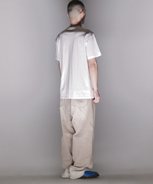 tシャツ A'GEM/9 × .kom「NICE GHOST CLUB/ナイスゴーストクラブ」NAMASTE SKELETON TEE/ナマステ スケ A'GEM/9 × .kom『NICE GHOST CLUB/ナイスゴーストクラブ