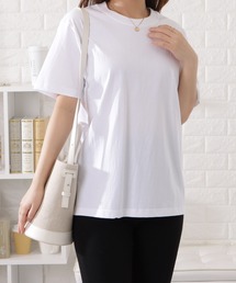 ミニマル半袖カラーTシャツ