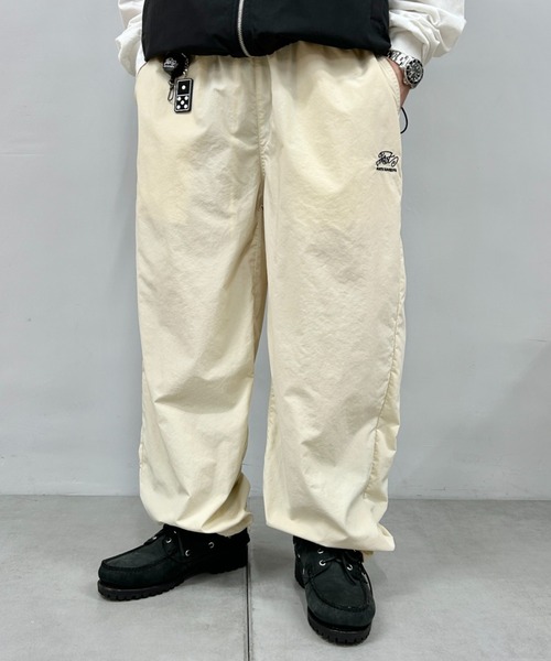 WHO'S WHO gallery（フーズフーギャラリー）の「COOPER FACTリップストップバルーンワイドイージーパンツ（カーゴパンツ・メンズ・ホワイト/ブラック/カーキ・FREE）」の2枚目の写真