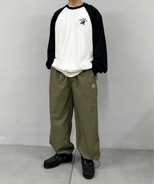 WHO'S WHO gallery（フーズフーギャラリー）の「COOPER FACTリップストップバルーンワイドイージーパンツ（カーゴパンツ・メンズ・ホワイト/ブラック/カーキ・FREE）」の7枚目の写真