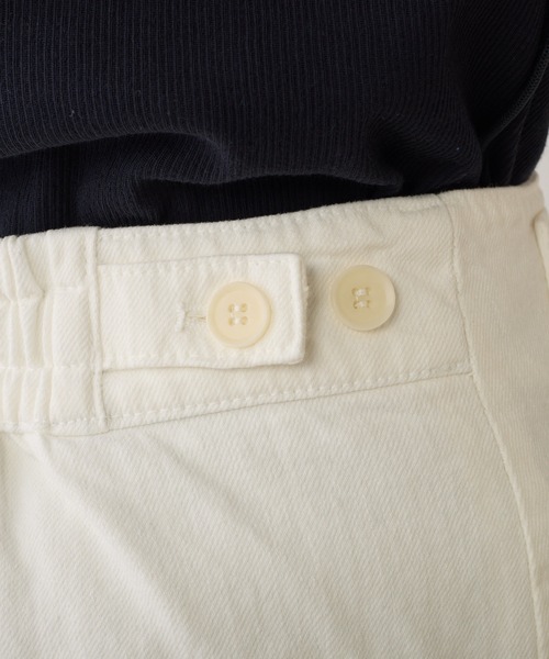 PUAL CE CIN（ピュアルセシン）の「甘撚りツイルマリンパンツ（その他パンツ・レディース・ネイビー/オフホワイト/カーキ・FREE）」の14枚目の写真