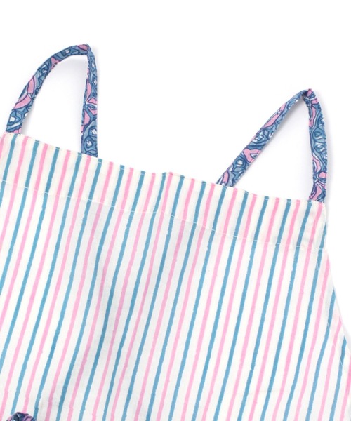 Fishs Eddy（フィッシュエディ）の「[Fishs Eddy(フィッシュエディ)]フローラルエプロン（エプロン・レディース・ベージュ/ブルー・FREE）」の12枚目の写真