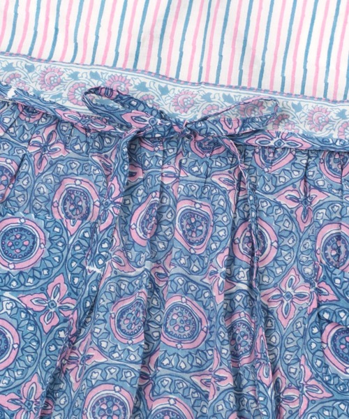 Fishs Eddy（フィッシュエディ）の「[Fishs Eddy(フィッシュエディ)]フローラルエプロン（エプロン・レディース・ベージュ/ブルー・FREE）」の13枚目の写真